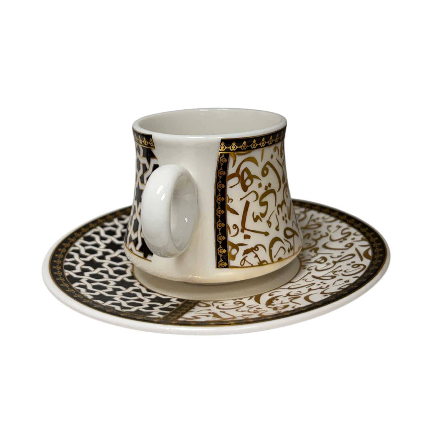 Mix Color Turkish Coffee Cup with Saucer