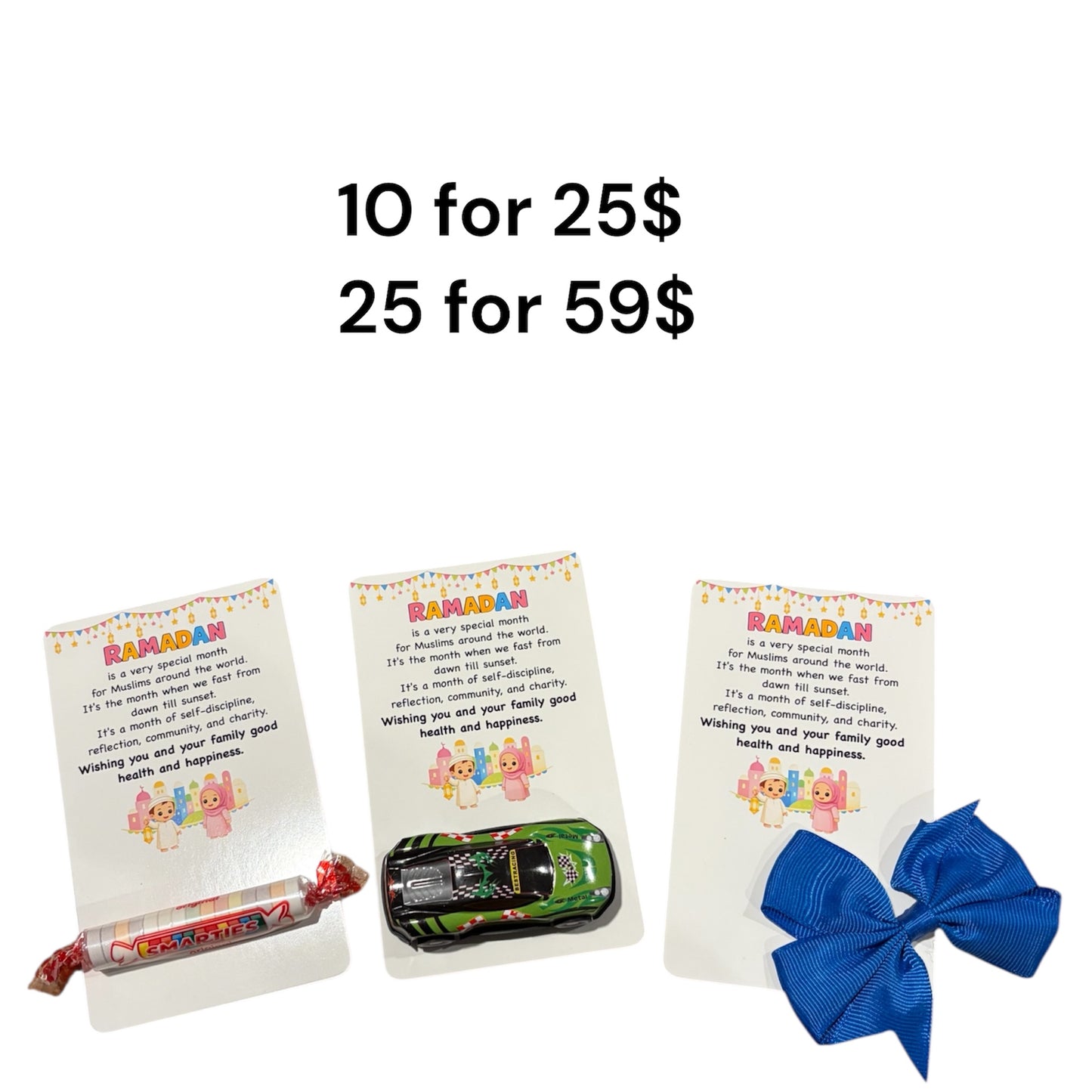 Ramadan Card with Favor