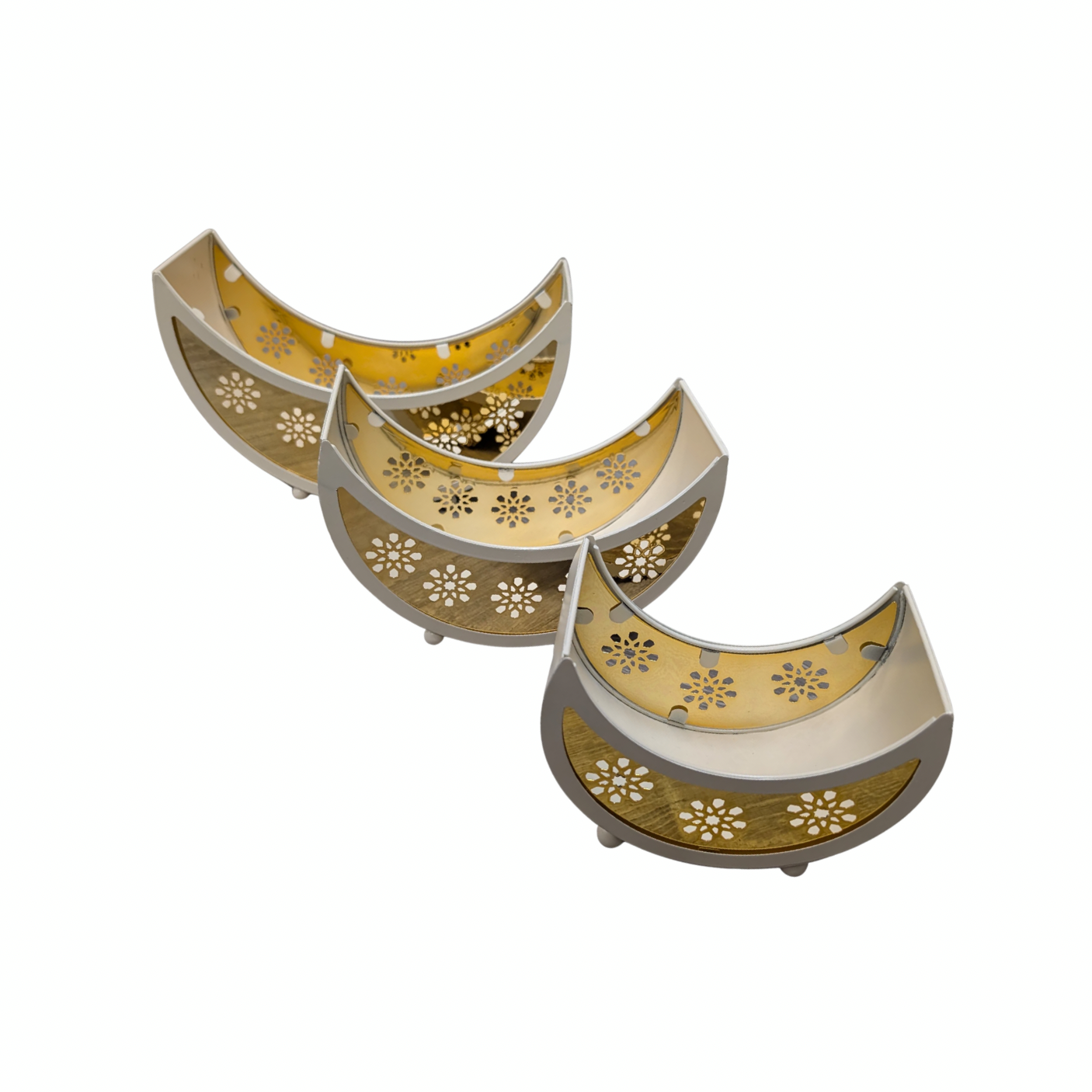Gold Crescent Serving Tray