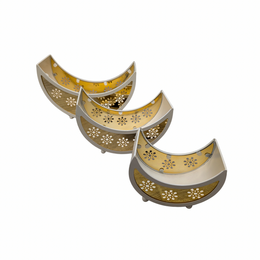 Gold Crescent Serving Tray