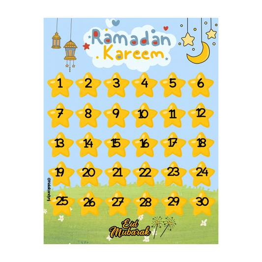Ramadan Days Tracker || تتبع أيام رمضان